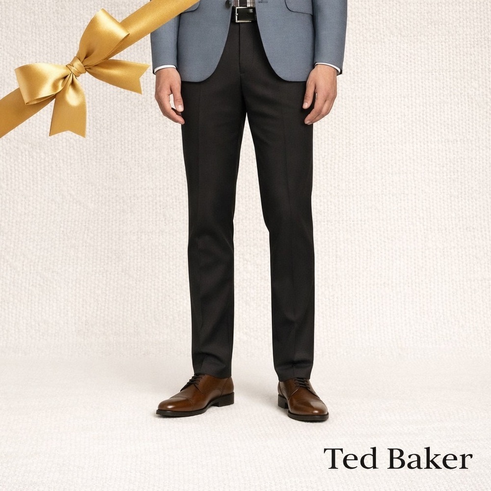Ted Baker London Wool Pants Black Vintage 40R